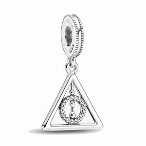 New Sterling Silver 925 Harry Potter Deathly Hallows bracelet charm
